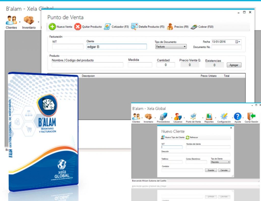 Software de inventario y facturación Balam